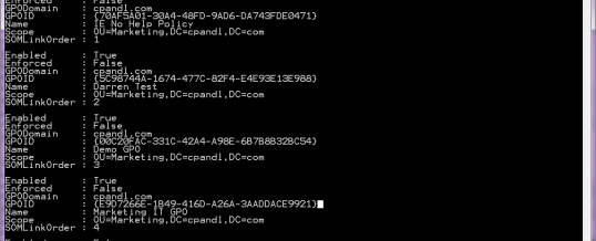 Retrieving GPO Links with PowerShell