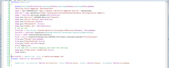 Automating Group Policy Preferences Drive Mapping with PowerShell