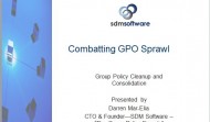 New Video on Combatting GroupPolicy Sprawl Using GPO Exporter